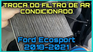 COMO TROCAR O FILTRO DE AR DE CABINE DA NOVA ECOSPORT [upl. by Tymothy731]