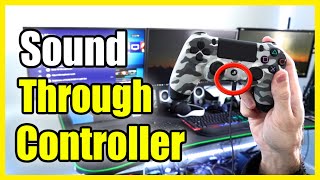 How to ENABLE Sound on PS4 Controller and USE Headphones Game Audio in Headphones [upl. by Mallis]