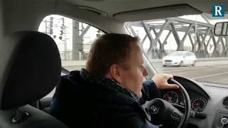 Selbstversuch in Ludwigshafen Über die enge KonradAdenauerBrücke [upl. by Rustie517]