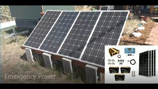 When The Grid Goes Down 400 Watt Solar Emergency Back Up Systems Explained [upl. by Anavrin576]