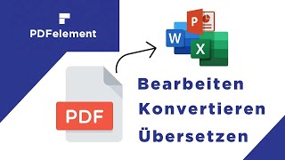 Bestes PDF Programm mit KI 2024 Bearbeiten verkleinern und übersetzen  PDFelement10 [upl. by Irrab]