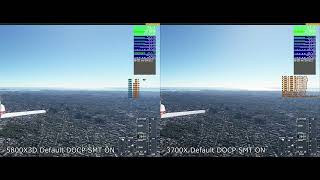 5800X3D vs 3700X and optimizations  MSFS Benchmark [upl. by Peednus]