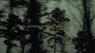 Gorillaz  Rhinestone Eyes  Lyrics [upl. by Atronna]