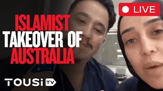 🚨 LIVE Islamist Nurses Threaten Jews In Australia [upl. by Haneekas]