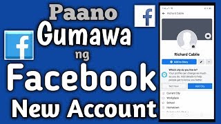 PAANO GUMAWA NG FACEBOOK ACCOUNT IN EASY WAY  Facebook Tips and Tricks [upl. by Oibesue]