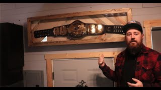 How to build a display case for a WWE Title Belt [upl. by Odrarebe]