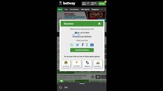 How to Use Book a Bet  Codes on Betway [upl. by Elad127]