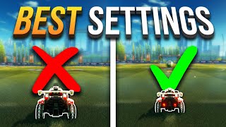 ULTIMATE Rocket League BEST Settings Guide Camera Controller Input Buffer Uncap FPS [upl. by Aseiram]