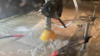 OMAX ProtoMAX Waterjet Cutter in Action [upl. by Rann675]