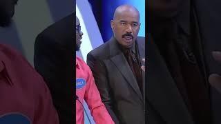 And He Was Shocked Too 😂😂 familyfeud steveharvey shorts funny [upl. by Jonell]