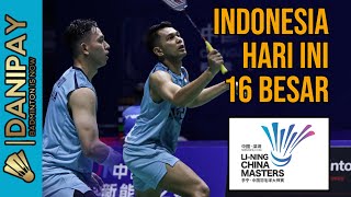 Indonesia Hari Ini 16 Besar  Badminton China Masters 2023 [upl. by Fiore177]