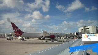 New Bahamasair Departure Miami Intl [upl. by Ayiotal115]