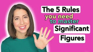 SIGNIFICANT FIGURES  5 Rules for Significant Figures  Part 1  Chemistry Tutorial [upl. by Gwennie633]