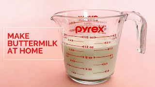 How to make Buttermilk at Home  2 simple ingredients [upl. by Danczyk]