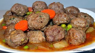 Albondigas en Salsa a la Jardinera Receta fácil [upl. by Je]