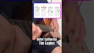 The Eagles  Hotel California chords guitar [upl. by Houlberg]