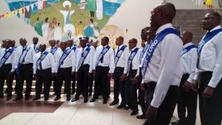 CMA Umoja Choir  Catholic Men Association Anthem Mlinde Mtoto Wako [upl. by Akirdnuhs]