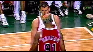 Dennis Rodman Heated Moments 1996 NBA Finals [upl. by Monroe89]