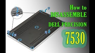 LAPTOP MỸ DISASSEMBLE DELL PRECISION 7530 [upl. by Auberta]