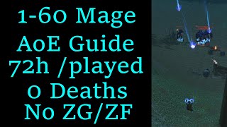 Classic WoW AoE Mage Leveling Alliance guide  160 [upl. by Eityak449]