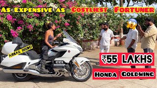 1st Motorcycle to get an AIRBAG ₹55Lac  2024 Honda Goldwing [upl. by Azpurua317]