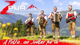 ZPUR  DIE ZILLERTALER MUSIKANTEN  A Polka an Jodler für di [upl. by Llenoil]