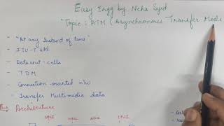 ATM  Asynchronous transfer mode  Architecture of ATM [upl. by Yer]