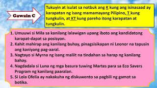 AP Y4 Aralin 4 Tungkulin Kaakibat ng mga Karapatan ng Mamamayang Pilipino [upl. by Ogirdor]