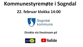 Kommunestyremøte i Sogndal 22 februar 2024 [upl. by Siramad]