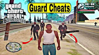 Gta San Andreas Security Guard Cheat Code  How to bodyguards in gta san andreas [upl. by Yelssew]