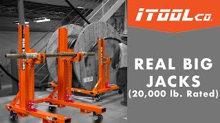 Jack Stands for Big Reel  iTOOLcos Real Big Jacks [upl. by Nosyrb]