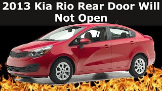 2013 Kia Rio Door Lock will NOT OPEN [upl. by Osher131]