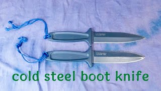 Cold steel Boot knife Drop Forged  Review coldsteel [upl. by Akcirahs]