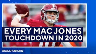 Every Mac Jones TD for Alabama in 2020 MAC JONES HIGHLIGHTS  CBS Sports HQ [upl. by Coralie194]