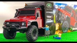 TRAXXAS TRX4 Unboxing Land Rover Defender [upl. by Narcissus]