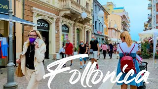 COOL FOLLONICA Italy  4k Walking Tour around the City  Travel Guide trends moda Italy [upl. by Aronel]