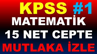 KPSS MATEMATİK [upl. by Novoj]