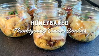 HONEYBAKED THANKSGIVING DINNER SUNDAES [upl. by Wylde]