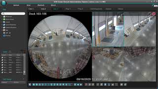 IDIS 12MP Fisheye Camera Demo in a Warehouse Setting [upl. by Hedvige]