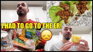 VLOG WENT TO THE ER GROCERY HAUL amp COOKING [upl. by Ohaus]