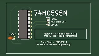 How To Use A Shift Register 74HC595N [upl. by Iahc]