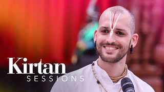 Sri Govardhan Giridhari Radharani Ka Pyare  Vikshar  Kirtan Sessions [upl. by Nerin]