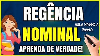 REGÊNCIA NOMINAL O que é Regência Nominal Aprenda Passo a Passo com EXEMPLOS [upl. by Rexanne]