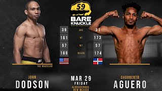 JOHN DODSON vs Dagoberto AGUERO Full FIGHT BKFC 59 [upl. by Eus]