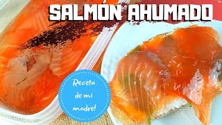 RECETA DE SALMÓN AHUMADO  MUY FÁCIL [upl. by Truman478]