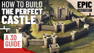 3D Guide  How to Build the Perfect Medieval Castle [upl. by Goldie]