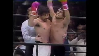 Roberto Duran vs Carlos Palomino Highlights [upl. by Nodnarg162]