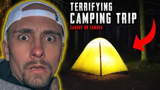 SCARIEST CAMPING TRIP CAUGHT ON CAMERA TERRIFYING [upl. by Odranar]