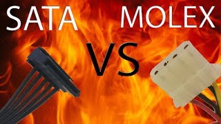 Sata VS Molex Power  Explained [upl. by Inobe]