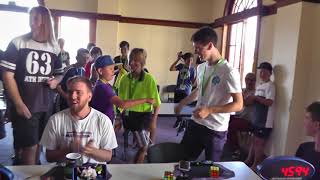 Rubiks Cube World Record  459 seconds Feliks Zemdegs [upl. by Sined]